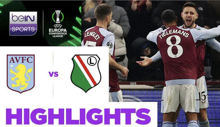 Aston Villa 2-1 Legia Warszawa | UECL 23/24 Match Highlights